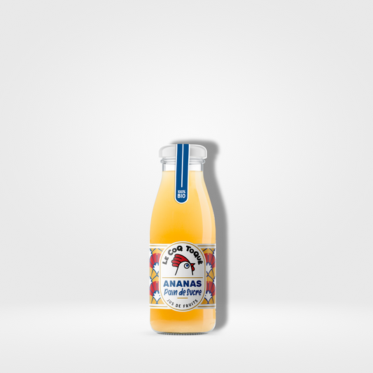 Le Coq Toqué ! Pur jus d'ananas pain de sucre Bio verre