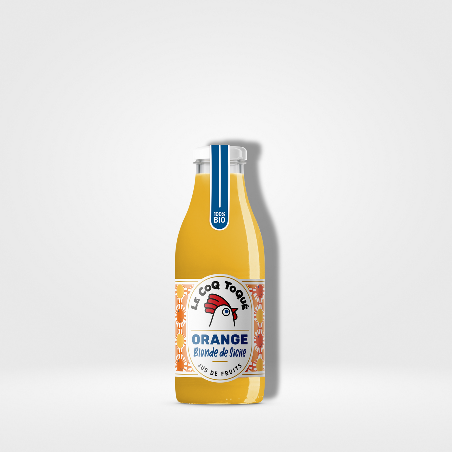 Le Coq Toqué ! Pur jus d'orange blonde de Sicile Bio verre