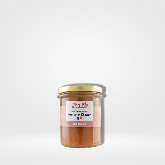 Rebelle Confiture Banane Raisin